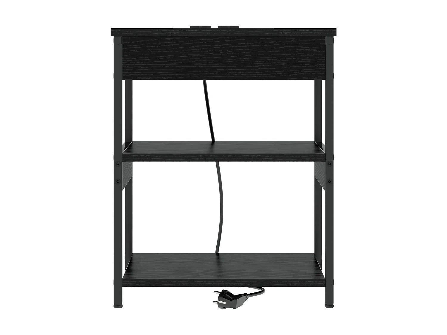 Armoires de chevet 2 pcs Chêne noir 41 x 31 x 51 cm