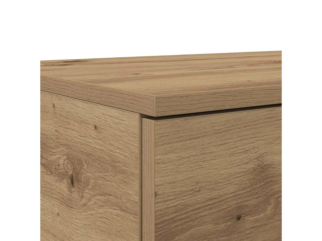 Cassettiera letto Artisan rovere 120x36,5x16,5 cm Legno ingegnerizzato