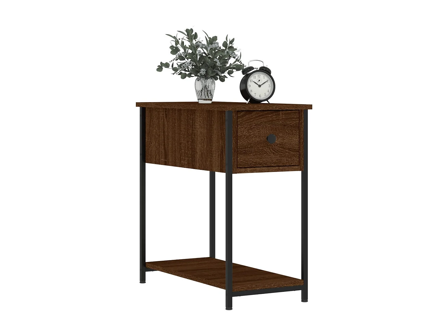 Tables de chevet 2pcs chêne marron 30x60x60cm bois d'ingénierie