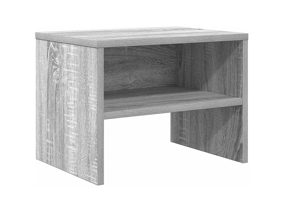 Mesita de noche Sonoma gris 40x30x30 cm Madera de ingeniería