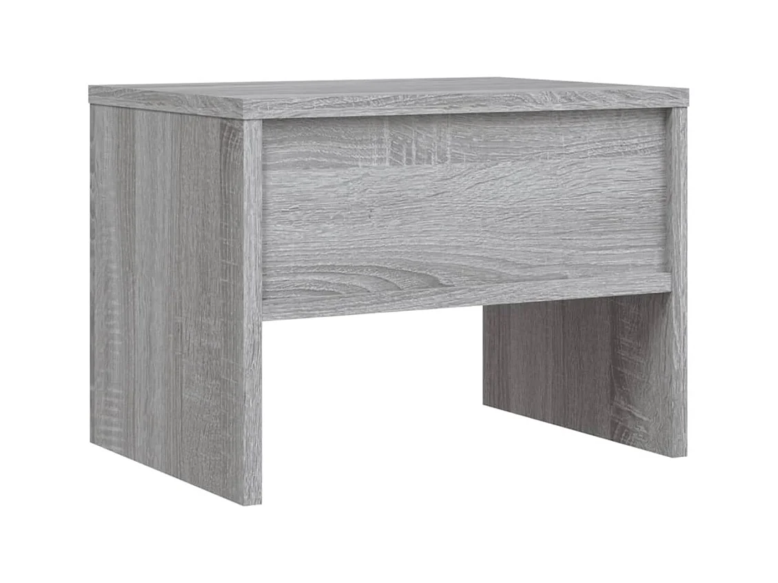 Mesita de noche Sonoma gris 40x30x30 cm Madera de ingeniería