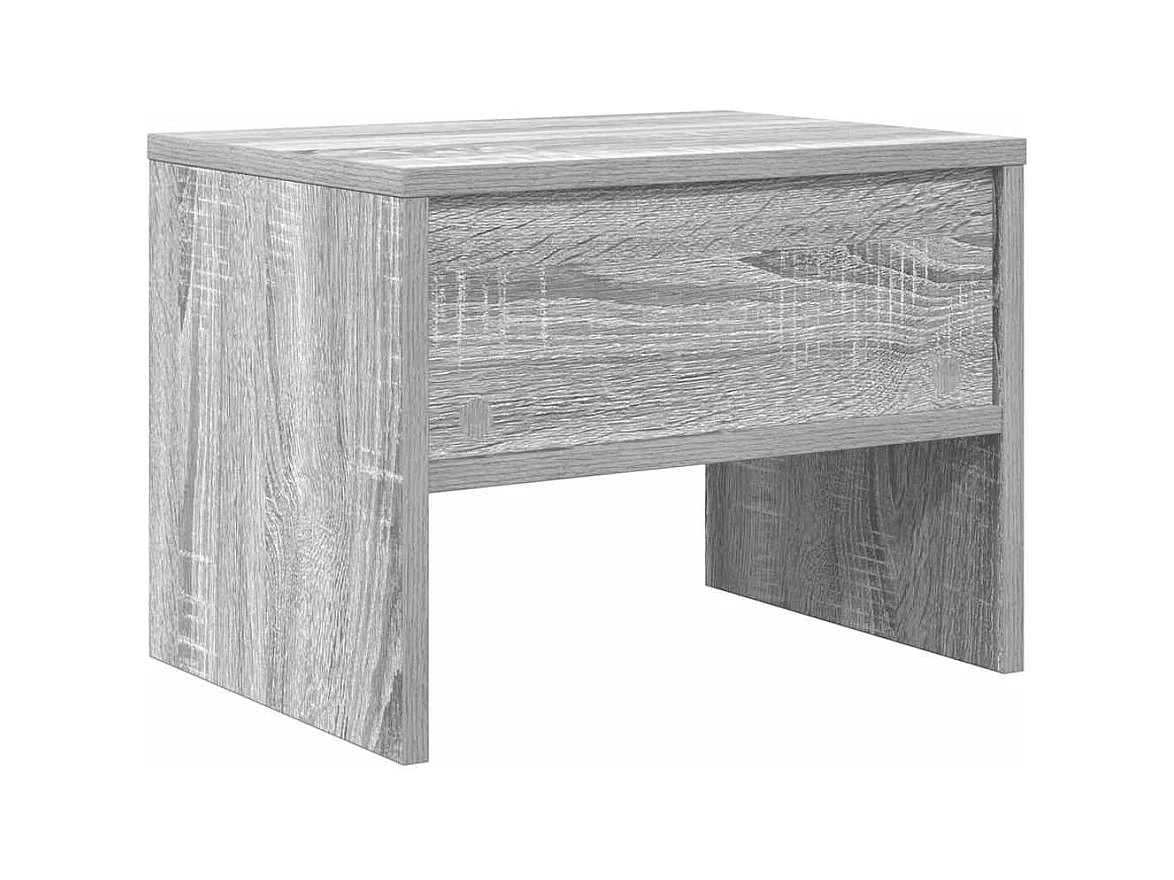 Mesita de noche Sonoma gris 40x30x30 cm Madera de ingeniería