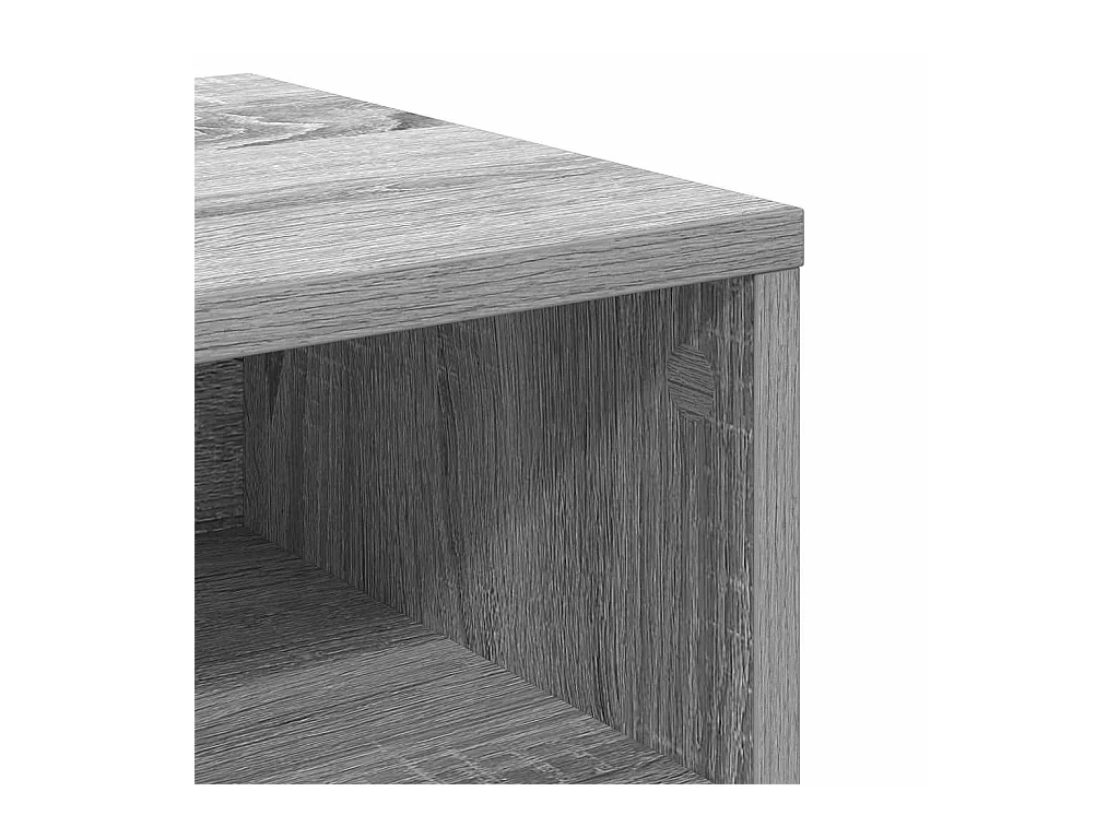 Mesita de noche Sonoma gris 40x30x30 cm Madera de ingeniería