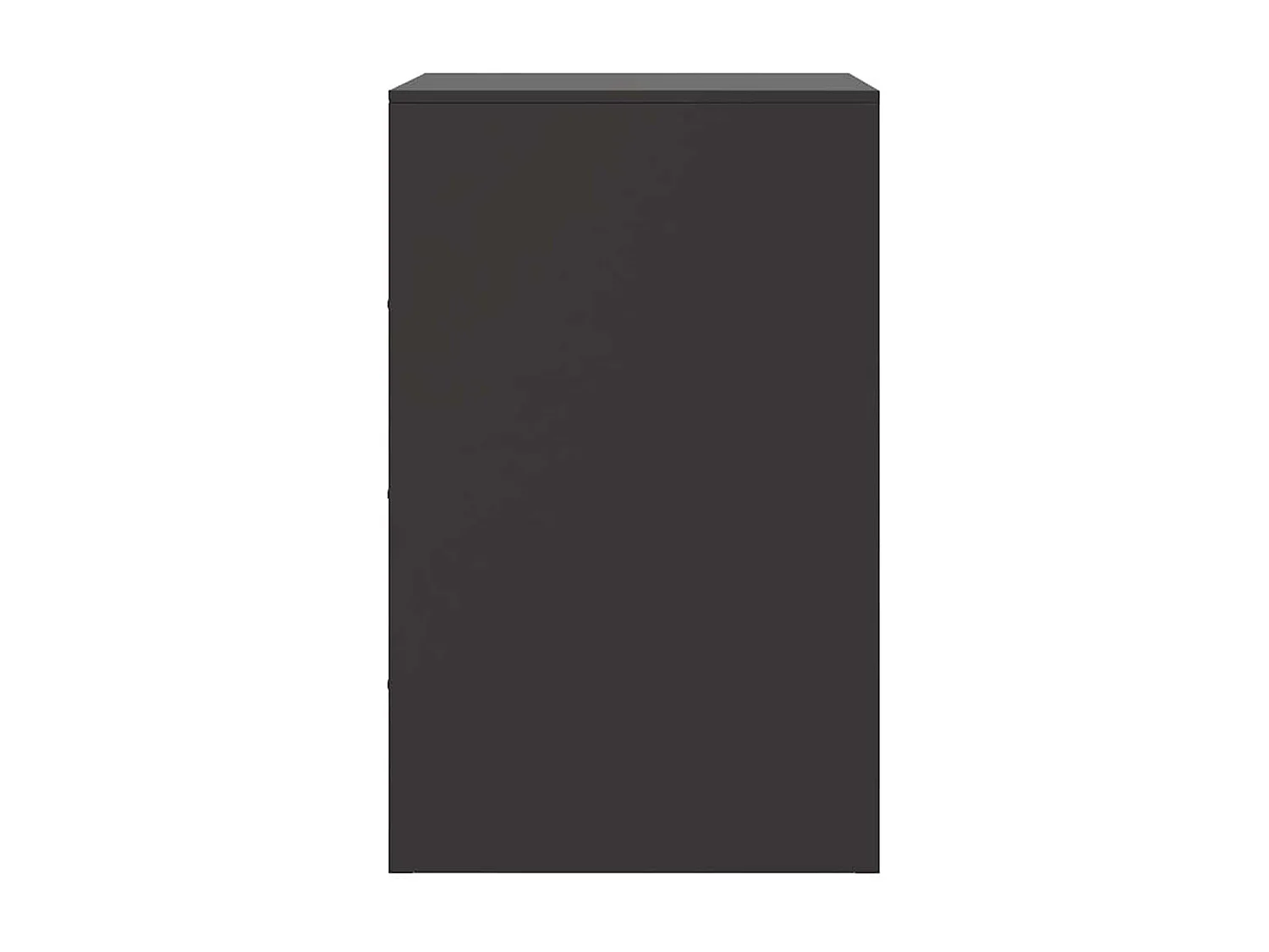 Nachtkastjes 2 stuks zwart 34,5x39x62 cm staal