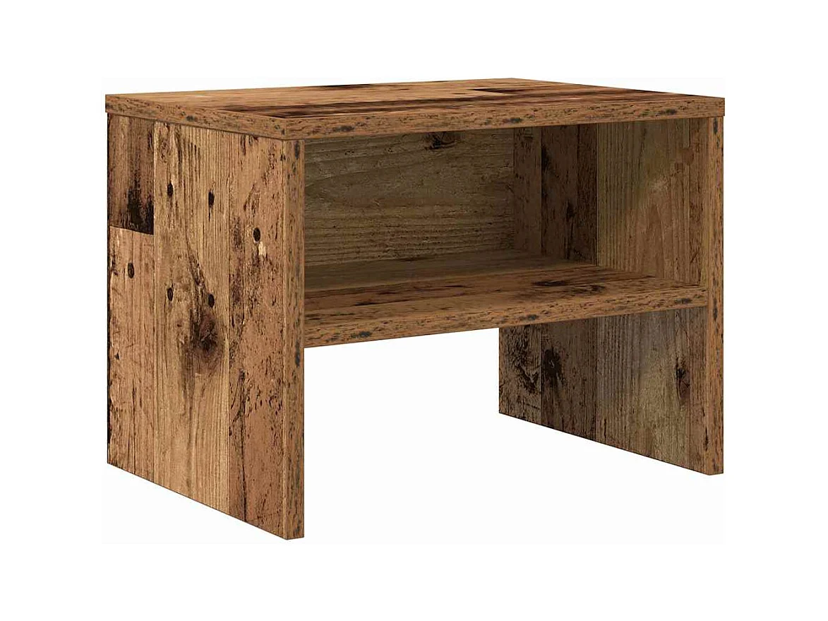 Cabinet de chevet Bois ancien 40 x 30 x 30 cm Bois d'ingénierie