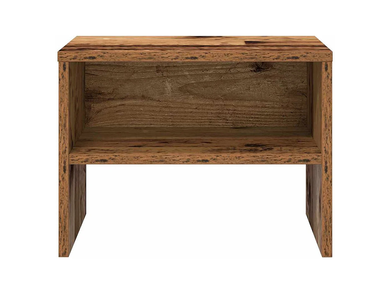 Cabinet de chevet Bois ancien 40 x 30 x 30 cm Bois d'ingénierie