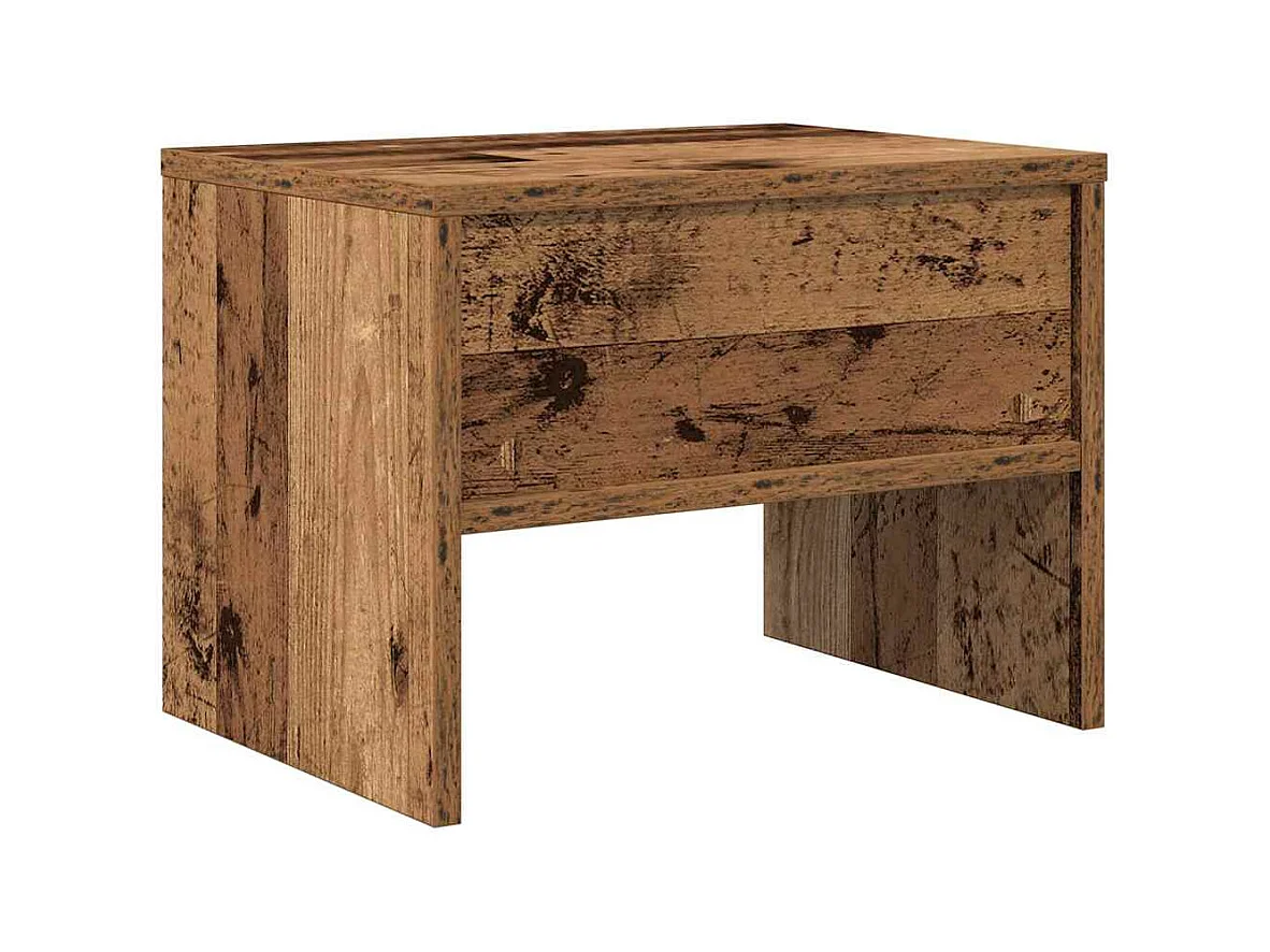 Cabinet de chevet Bois ancien 40 x 30 x 30 cm Bois d'ingénierie