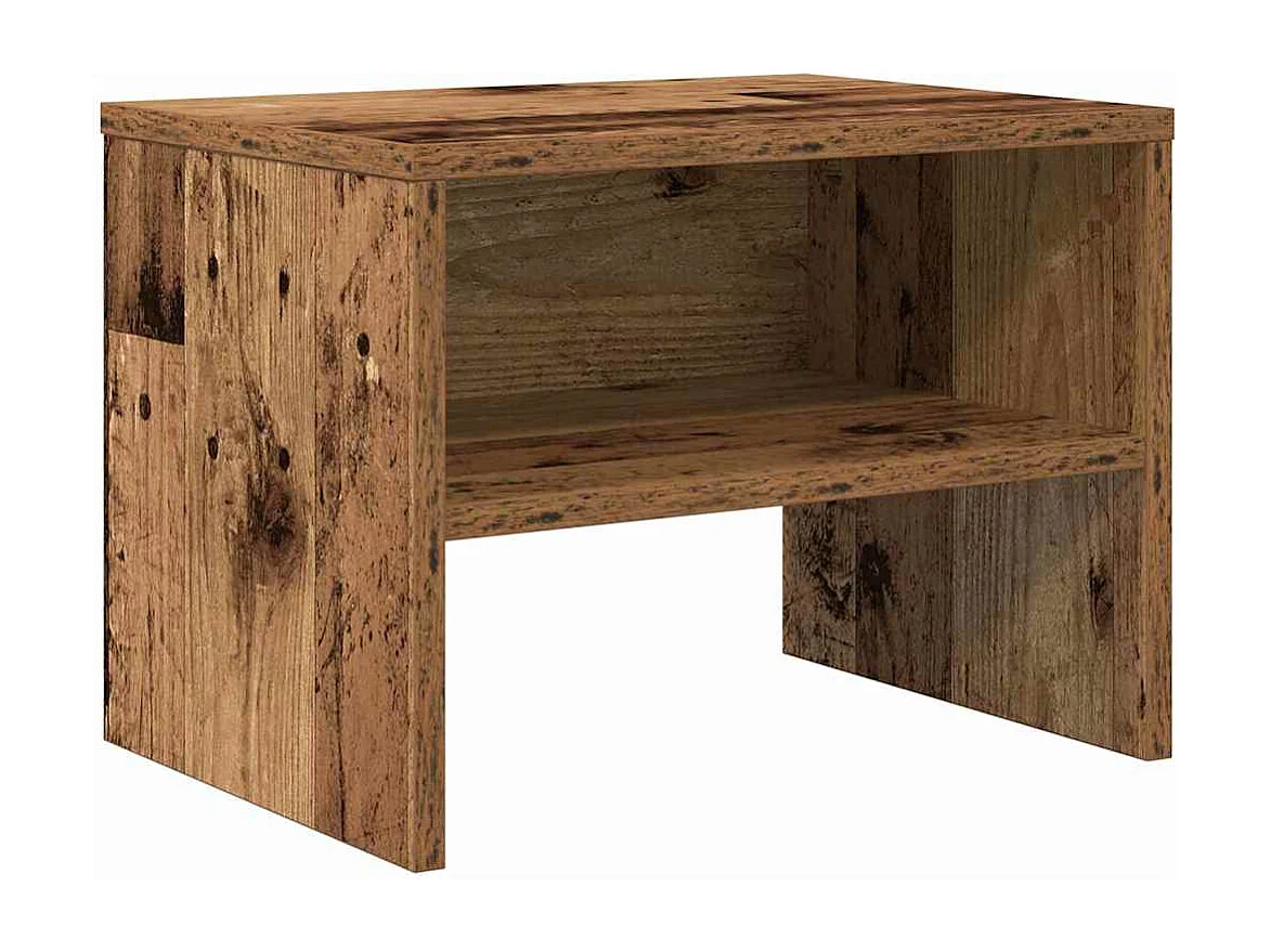 Mesilla de noche Madera antigua 40 x 30 x 30 cm Madera de ingeniería