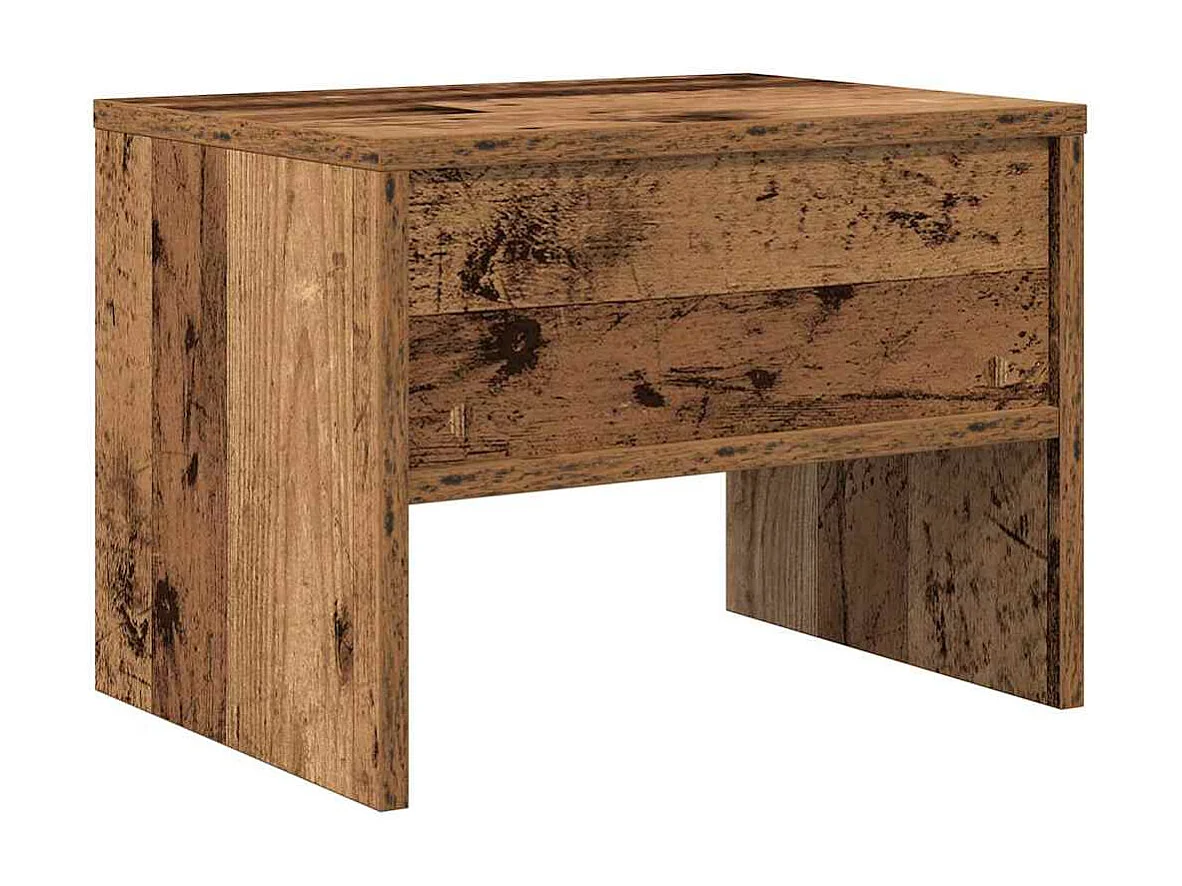 Mesilla de noche Madera antigua 40 x 30 x 30 cm Madera de ingeniería