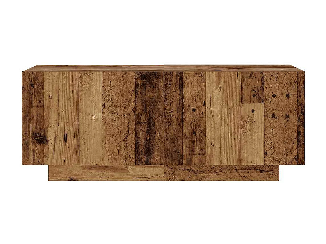 Table de chevet vieux bois 100x35x40 cm bois d'ingénierie
