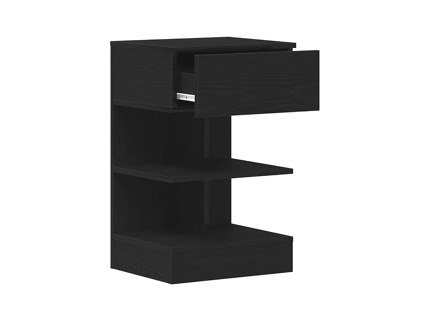 Table de chevet Chêne noir 40x35x65 cm Bois d'ingénierie