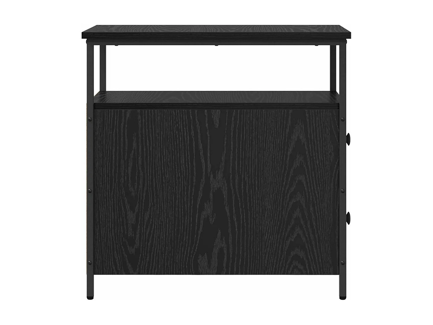 Cabinet de chevet avec tiroir Chêne noir 30 x 60 x 60 cm
