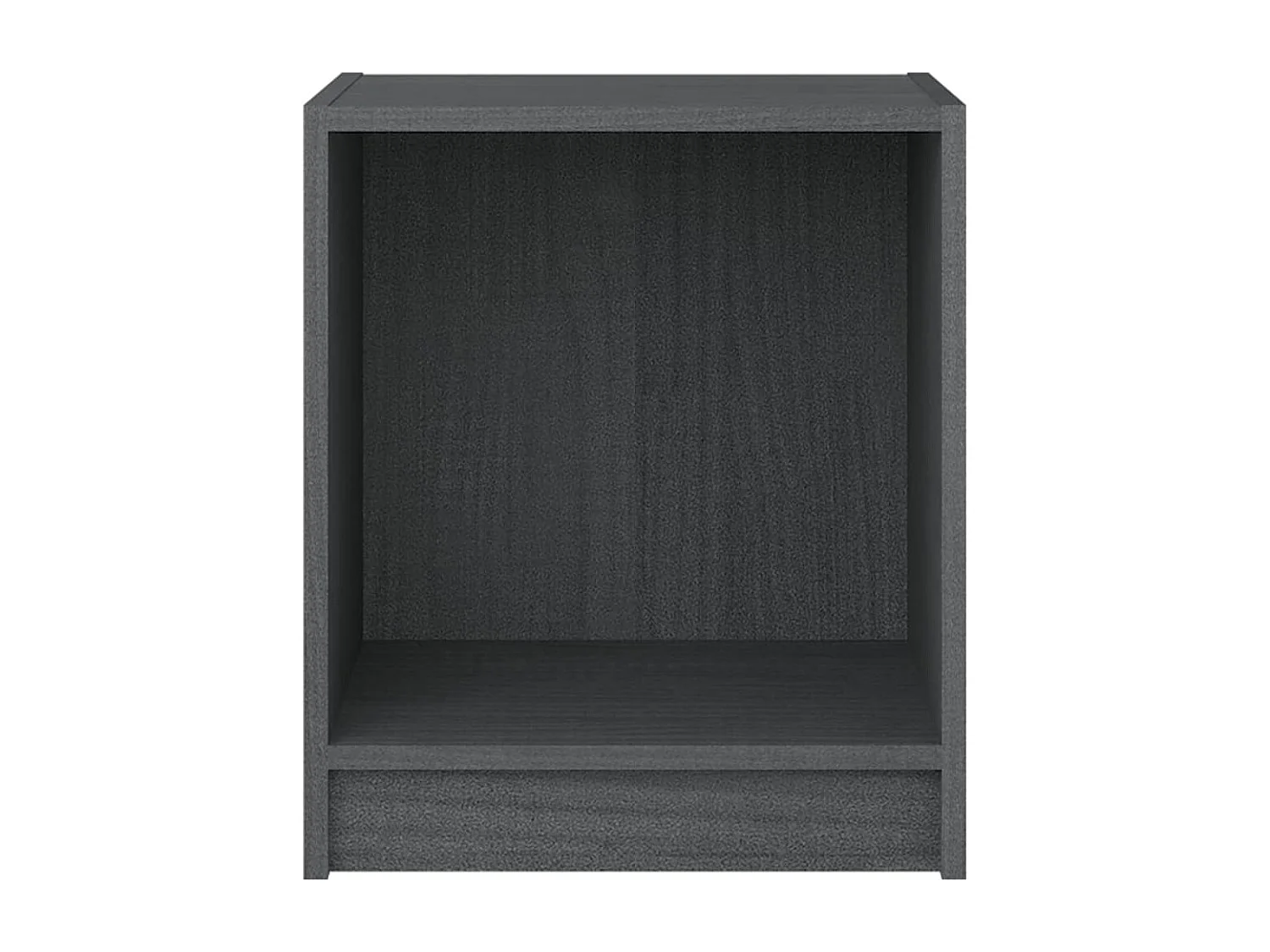 Tables de chevet 2 pcs Gris 35,5x33,5x41,5cm Bois de pin massif