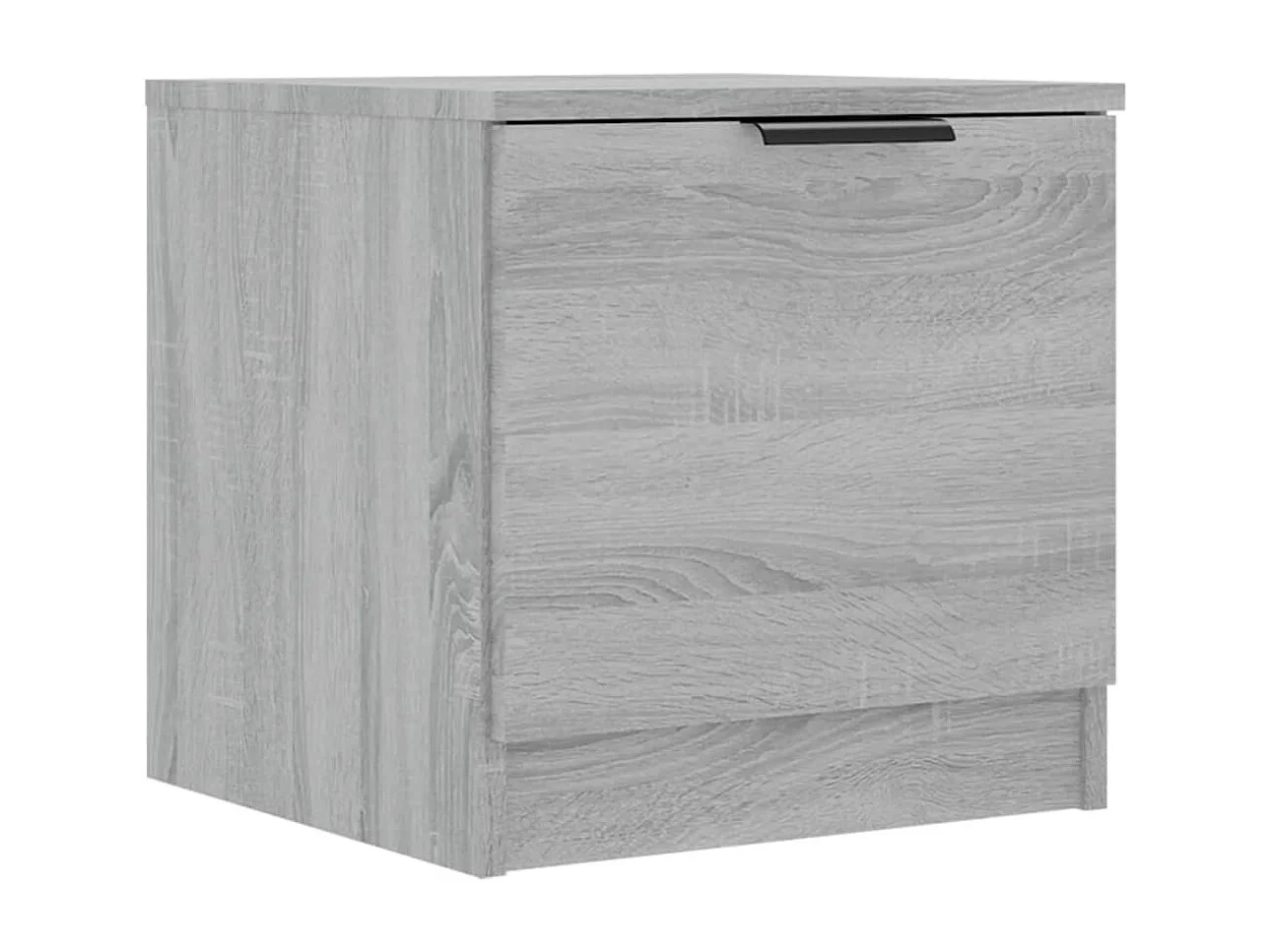 Comodini 2 pz Sonoma grigio 40x39x40 cm