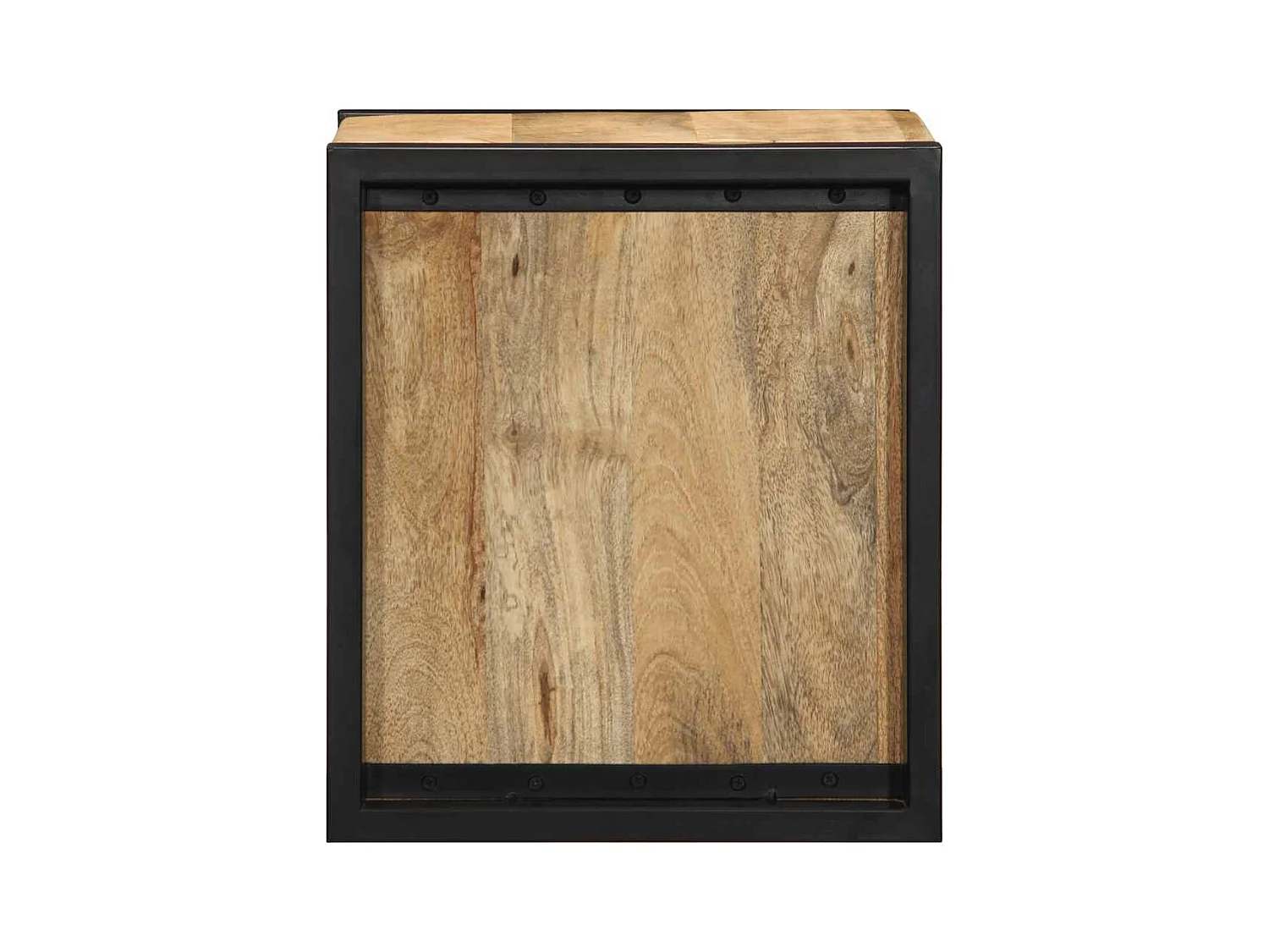 Tables de chevet 2 pcs 40x35x40 cm bois de manguier massif brut