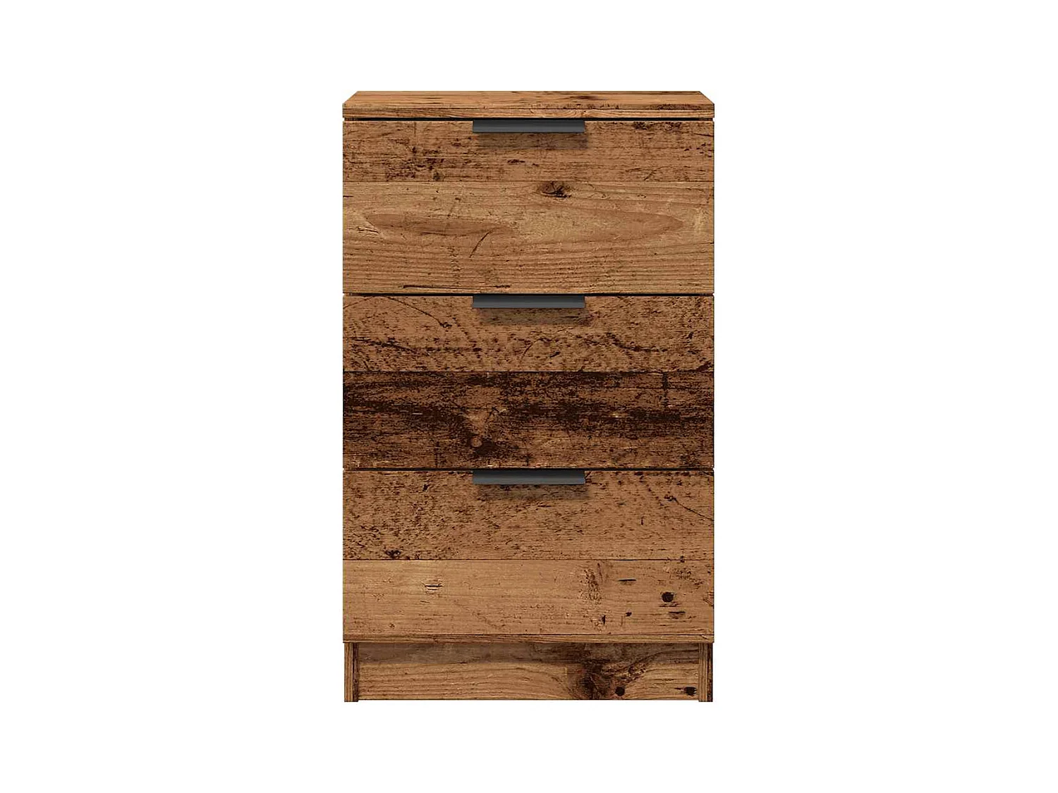 Table de chevet vieux bois 40x36x65 cm bois d'ingénierie