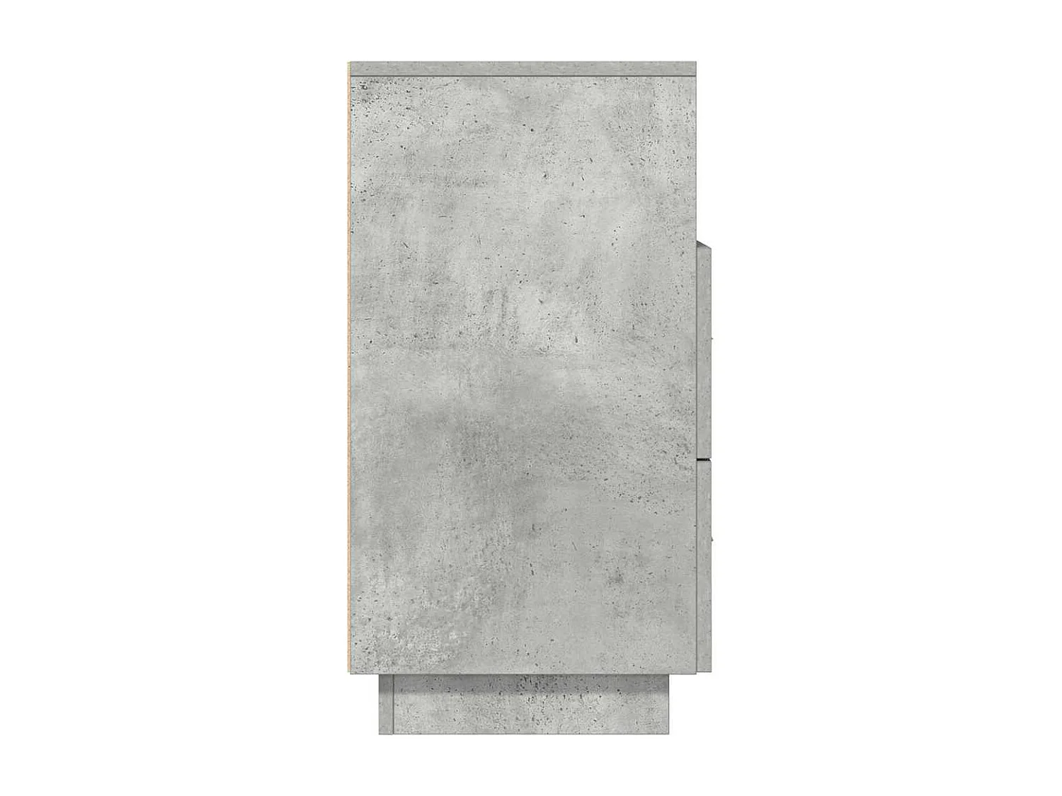 Tables de chevet 2 pcs avec 2 tiroirs gris béton 36x36x68 cm