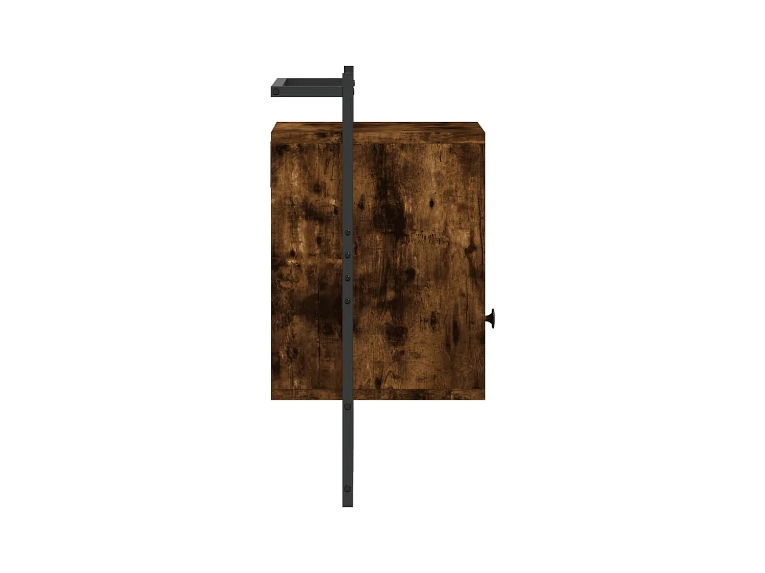 Table de chevet murale 2 pcs chêne fumé 40x30x61 cm