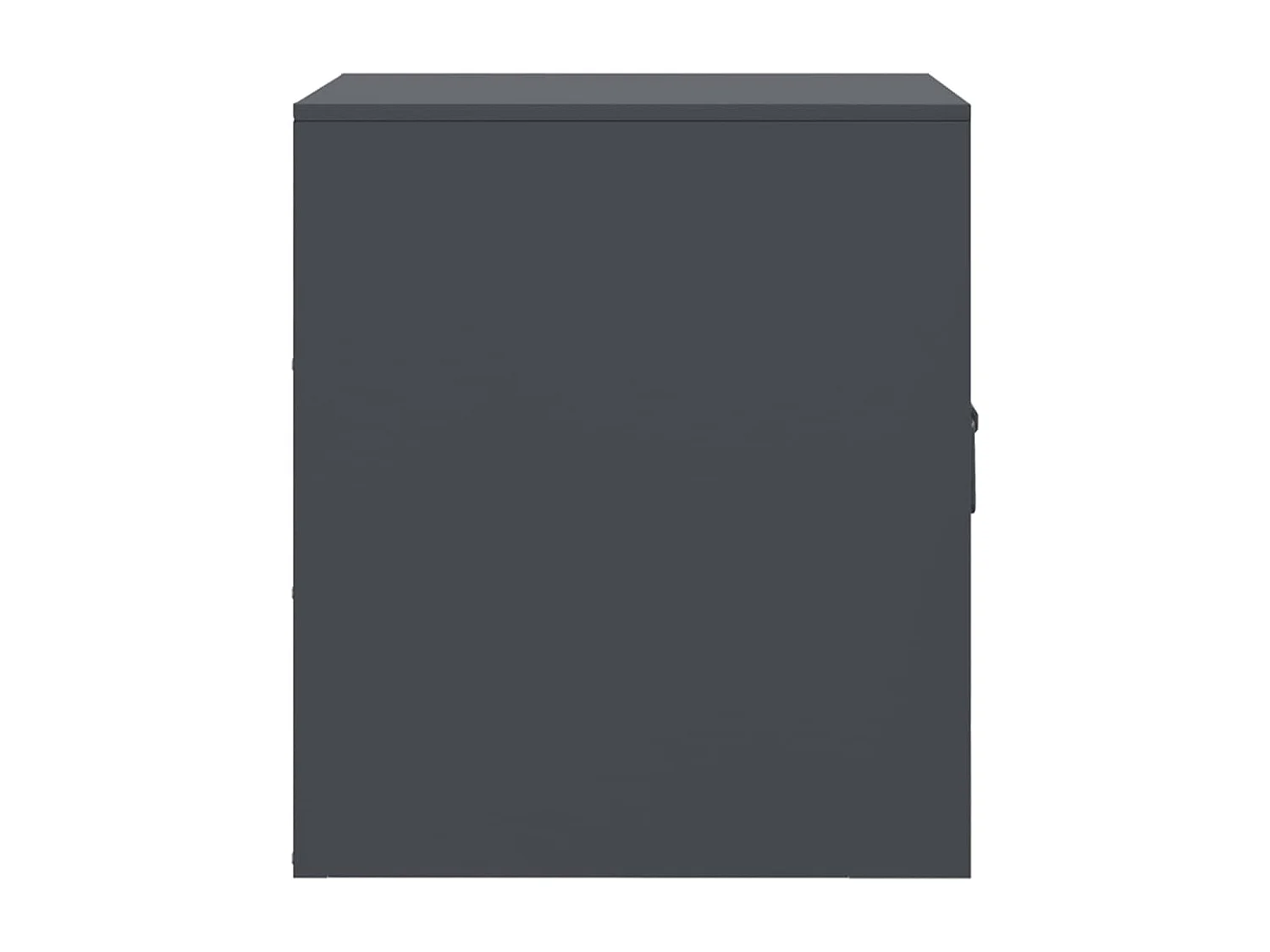 Tables de chevet 2 pcs anthracite 34,5x39x44 cm acier