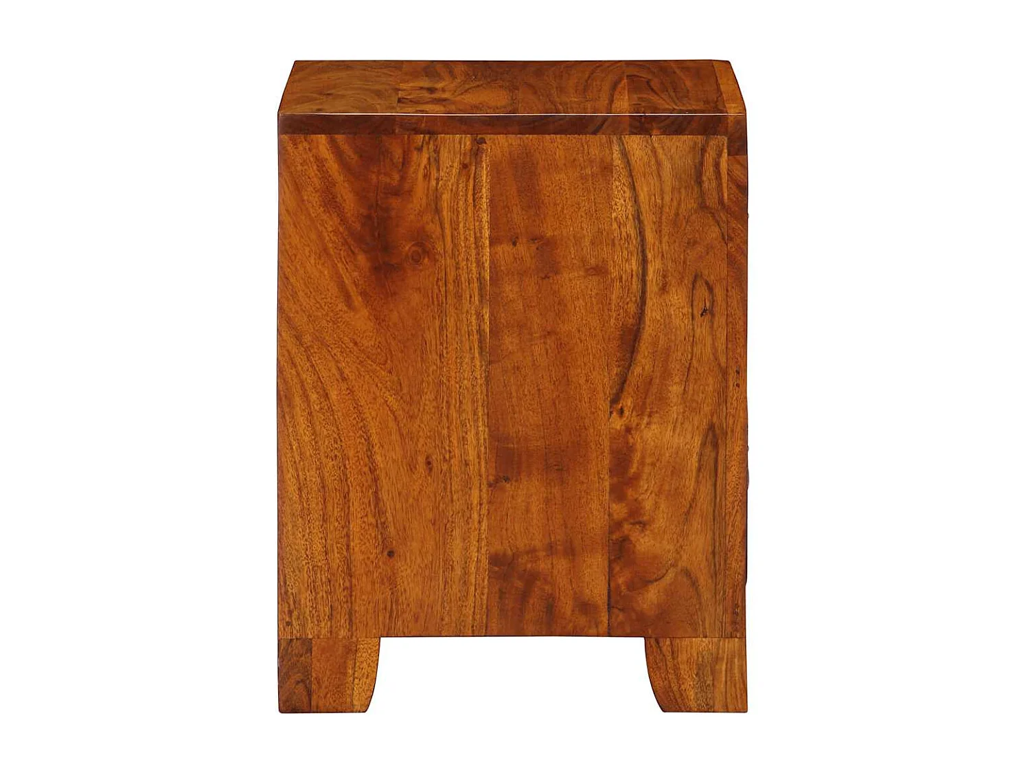 Table de chevet 35x35x45 cm bois d'acacia massif