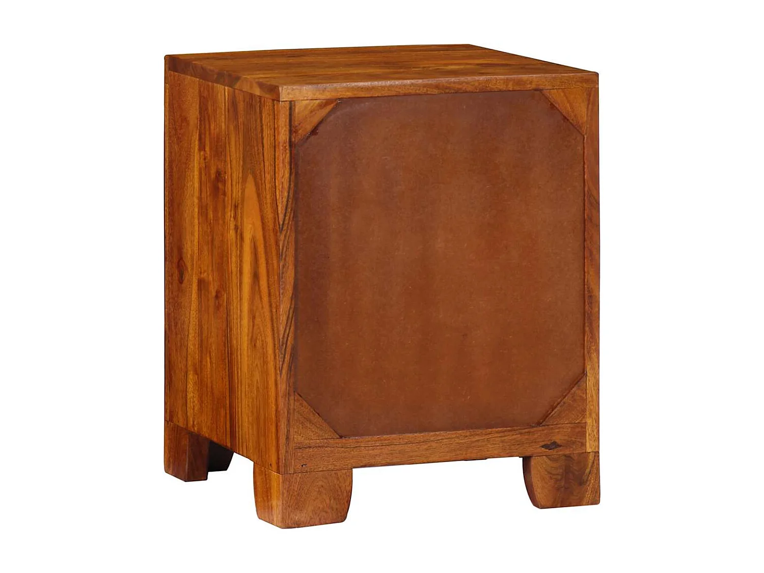 Table de chevet 35x35x45 cm bois d'acacia massif