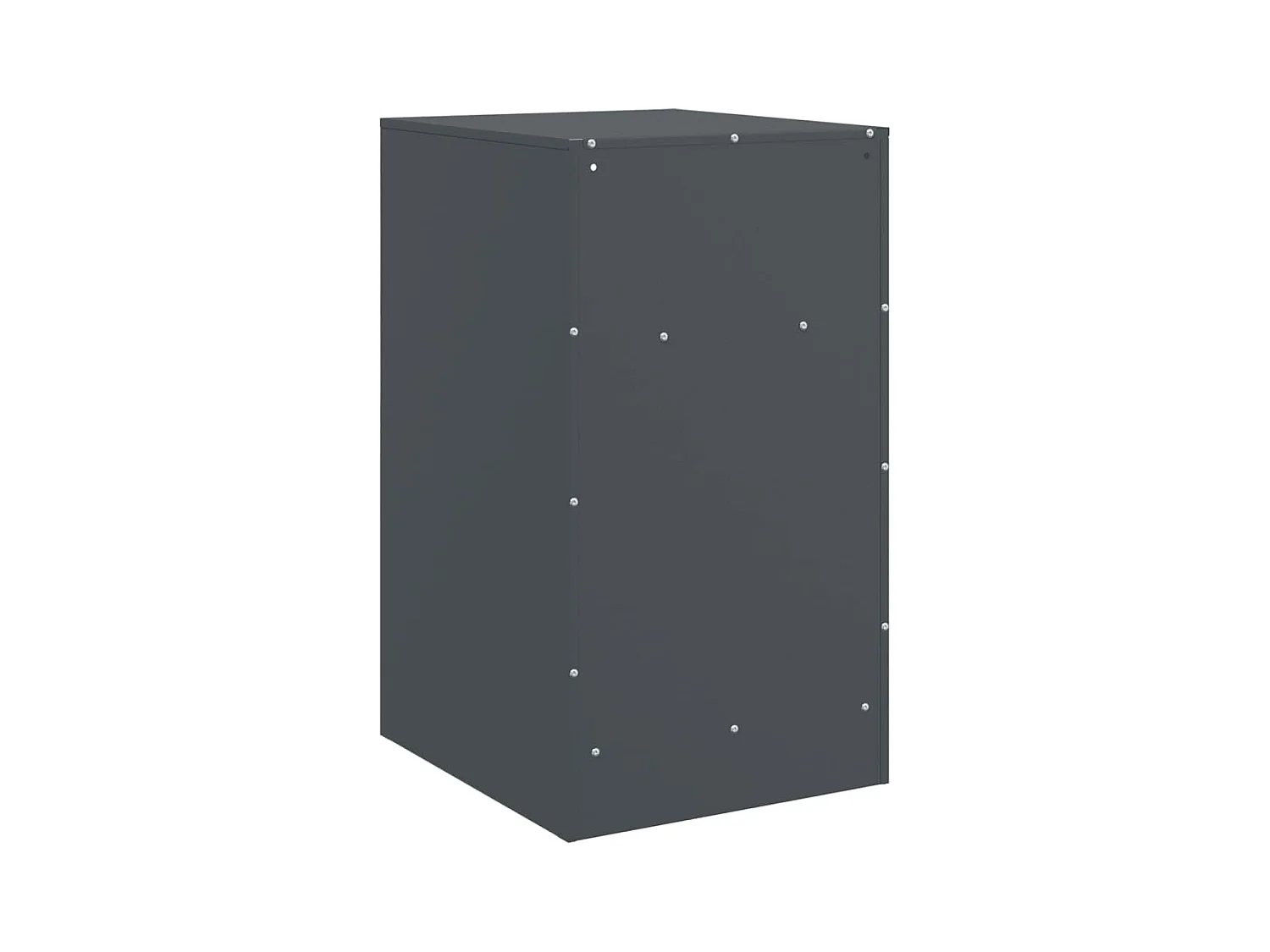 Tables de chevet 2 pcs anthracite 34,5x39x62 cm acier