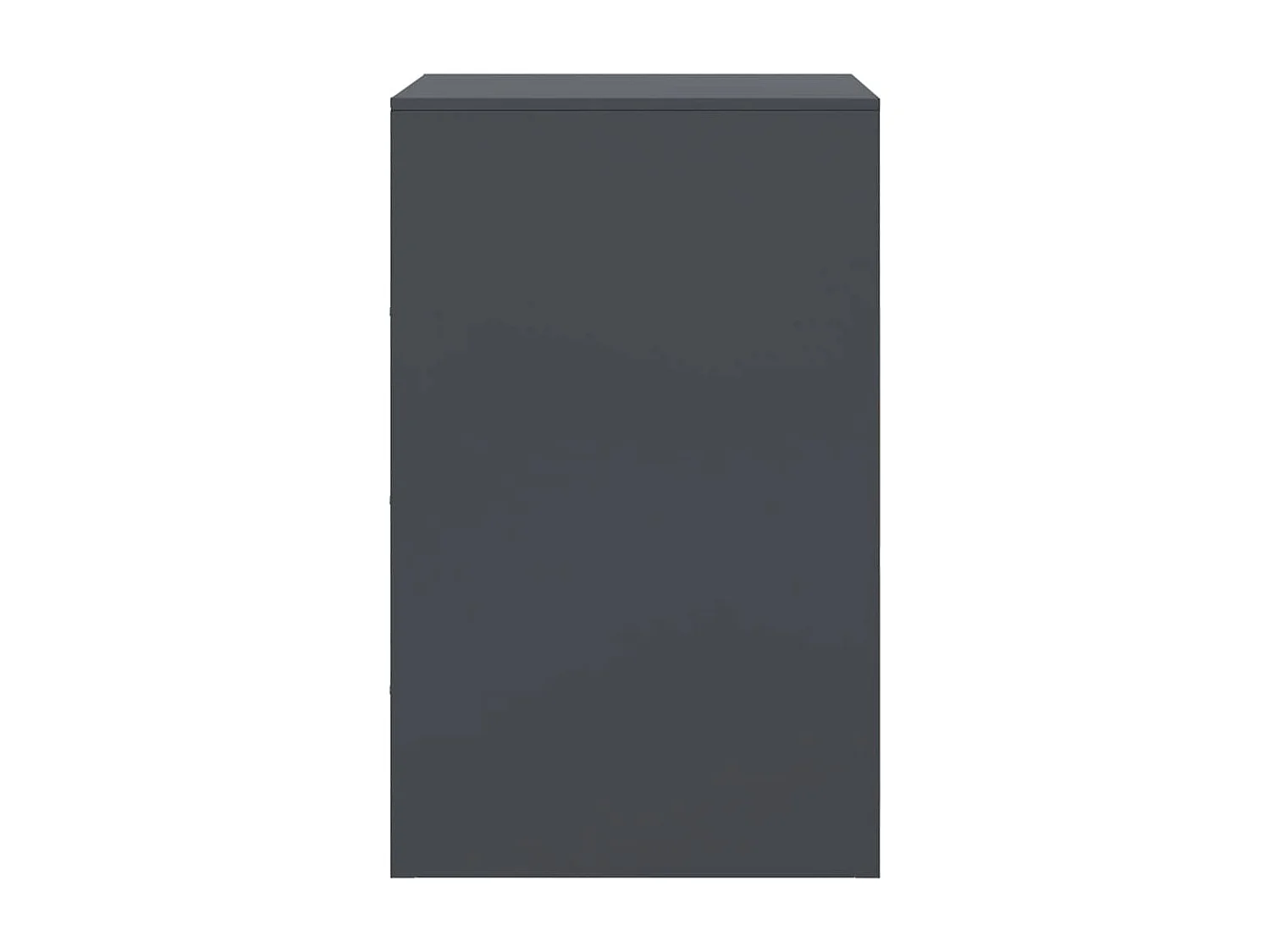 Tables de chevet 2 pcs anthracite 34,5x39x62 cm acier