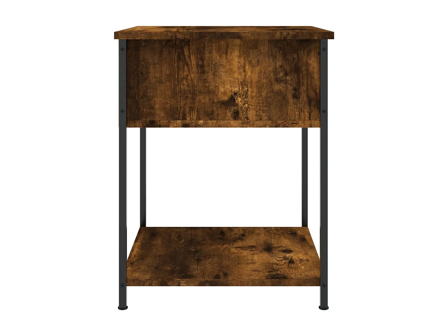 Nachtkastje van gerookt eikenhout 44x45x58 cm bewerkt hout