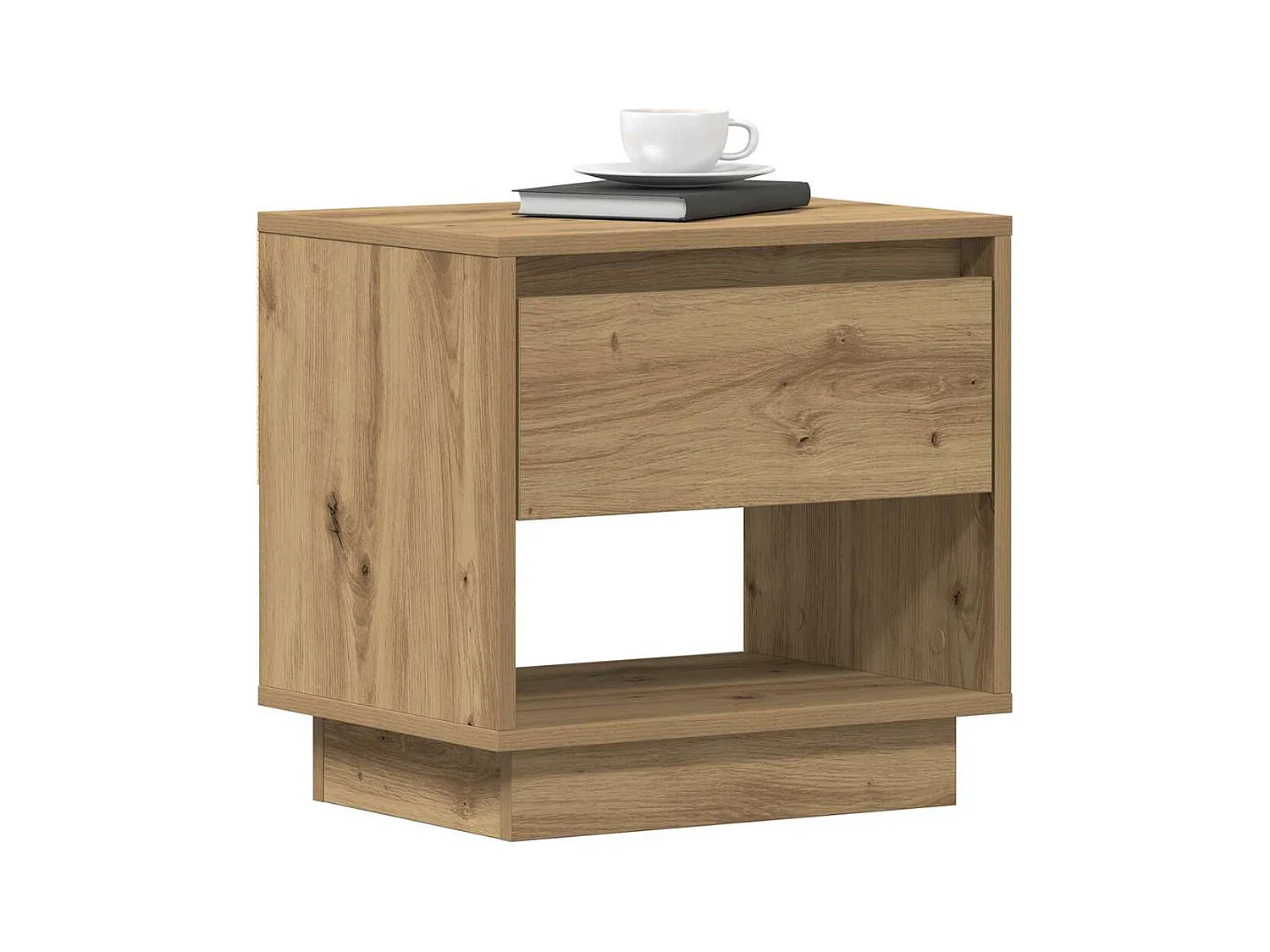 Cabinet de chevet 2 pcs Chêne Artisan 45x34x47 cm Bois d'ingénierie