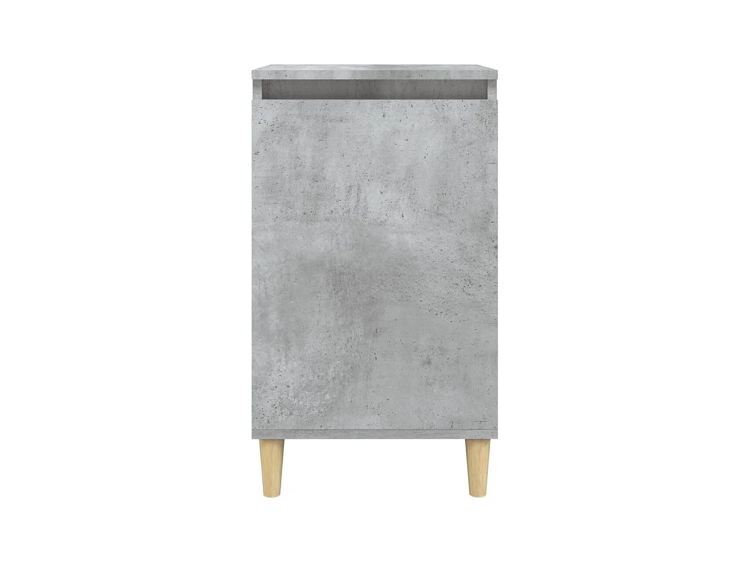 Comodini 2 pezzi grigio cemento 40x35x70 cm in legno ingegnerizzato
