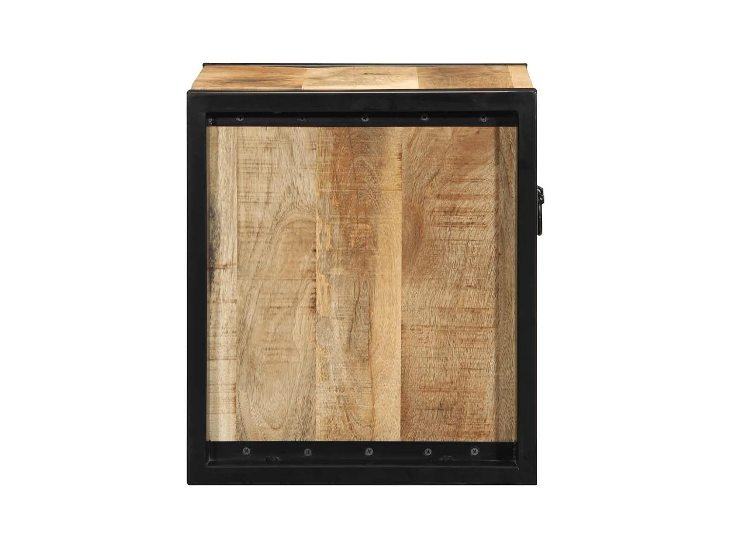 Table de chevet 40x35x40 cm bois brut massif de manguier