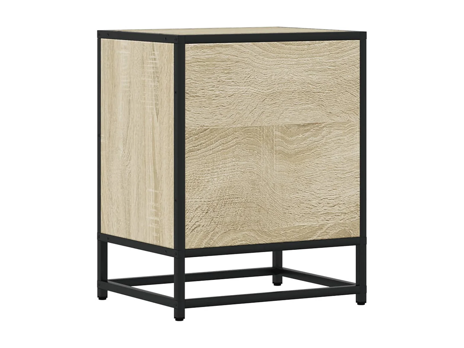 Mesitas de noche 2 piezas roble sonoma 40x31x50 cm madera de ingeniería