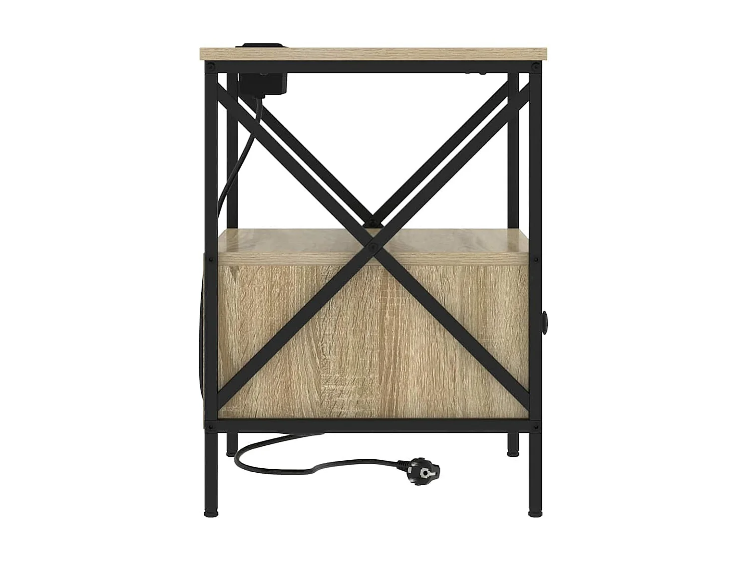 Cabinet de chevet avec tiroir Chêne sonoma 41.5 x 40.5 x 55 cm