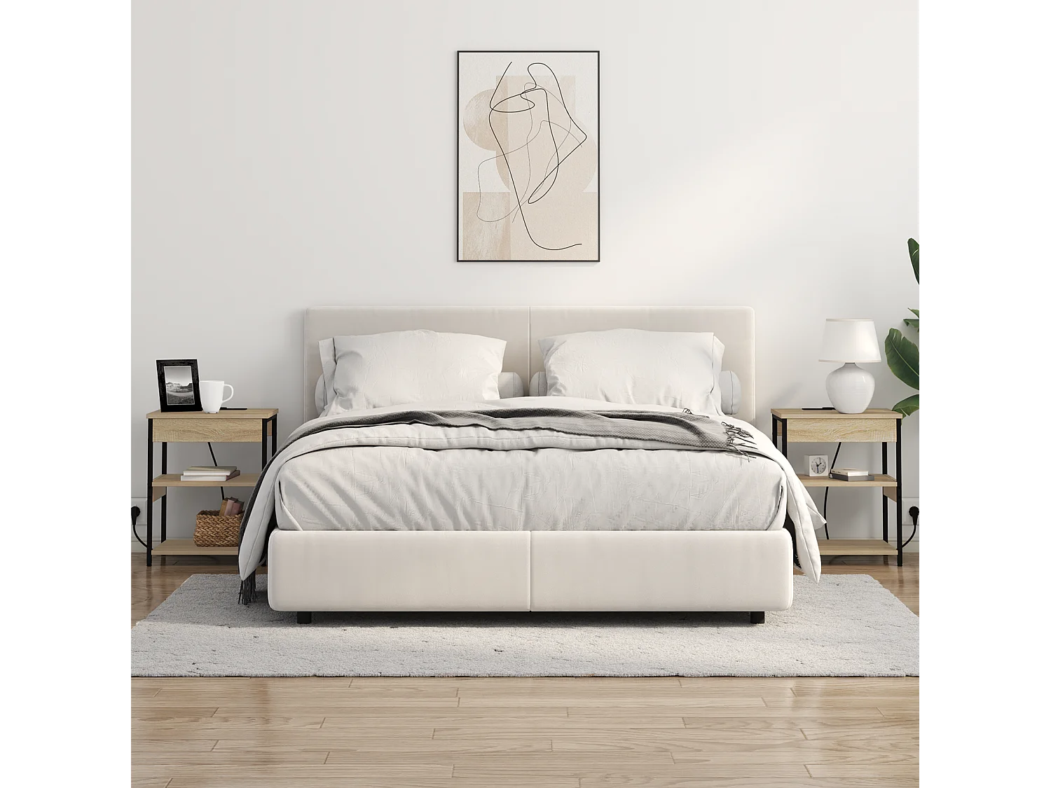 Cabinet de chevet Chêne sonoma 41 x 31 x 51 cm