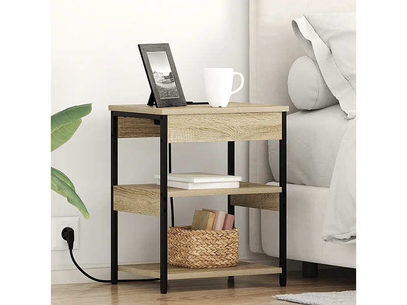 Cabinet de chevet Chêne sonoma 41 x 31 x 51 cm