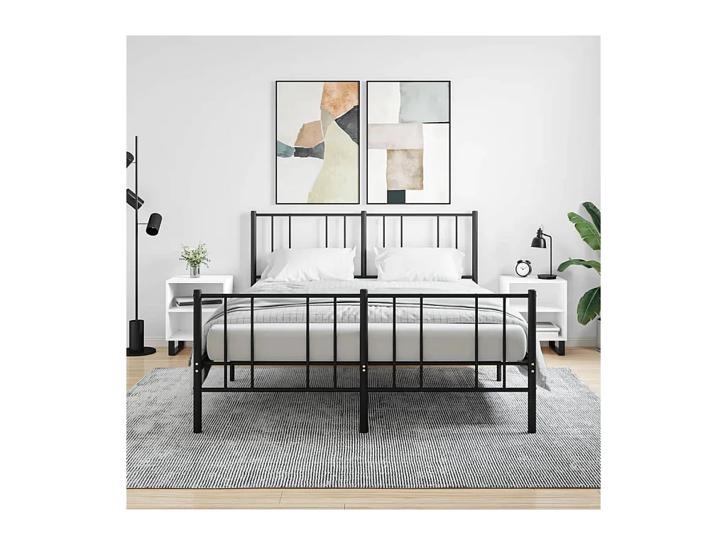 Comodini 2 pezzi bianchi 40x30x50 cm in legno ingegnerizzato