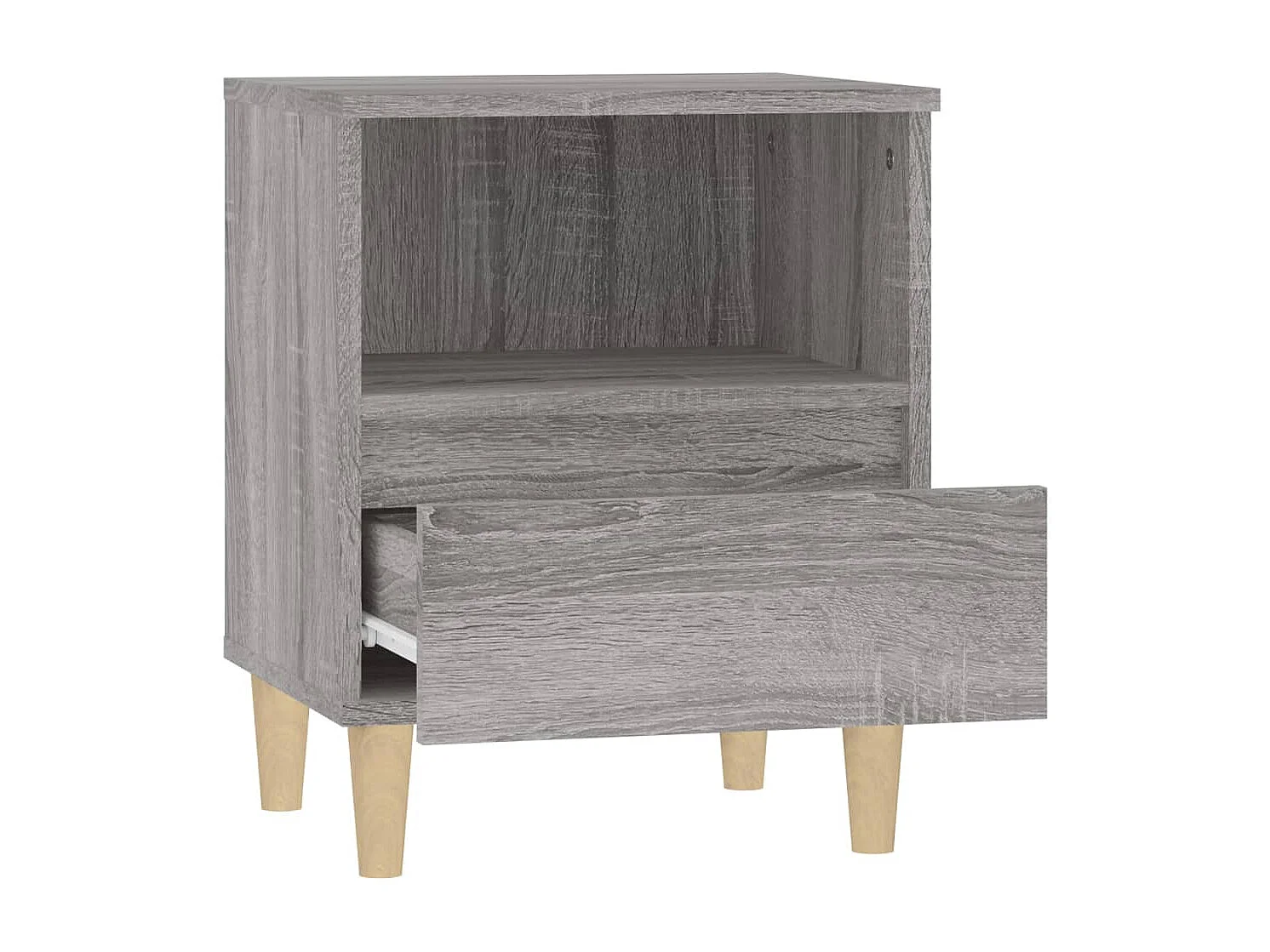 Table de chevet Sonoma gris 40x35x50 cm