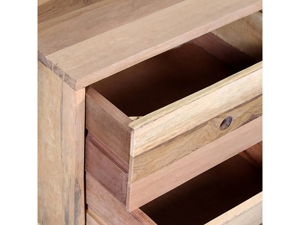 Comodino in legno massello di recupero