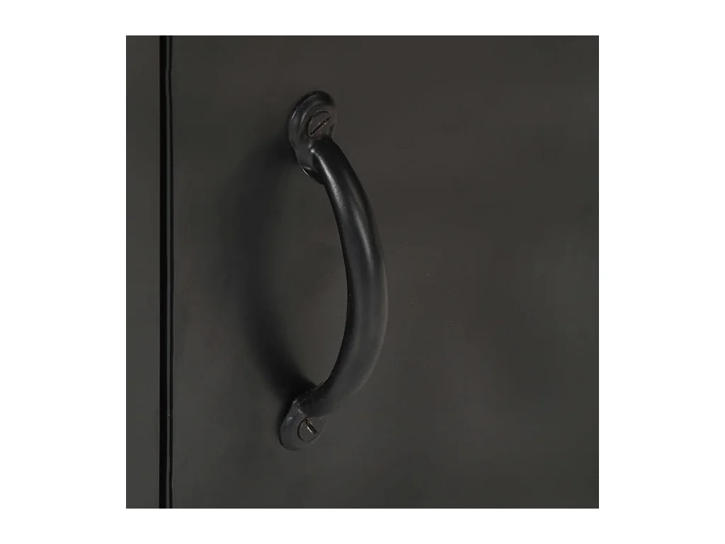 Nachttisch 40x30x52 cm Rohes Mangoholz