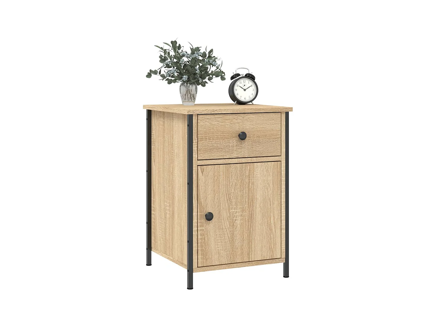 Sonoma eiken nachtkastje 40x42x60 cm bewerkt hout