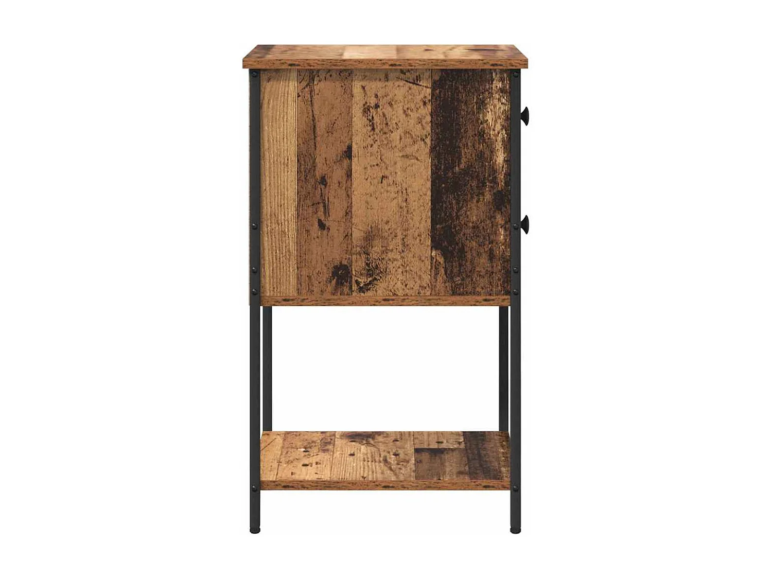 Cabinet de chevet avec tiroir Bois ancien 32 x 42 x 70 cm