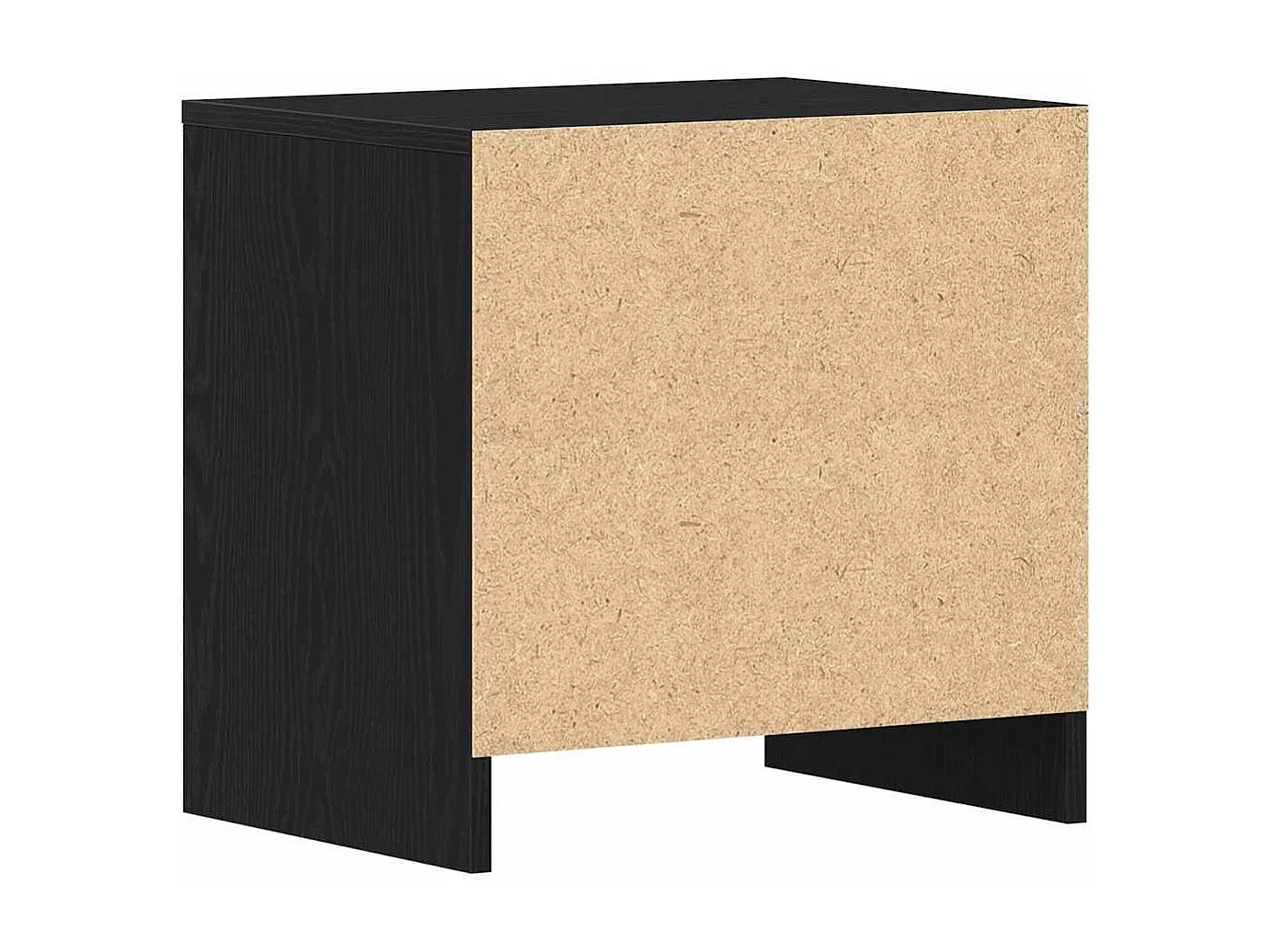 Comodino 2 pezzi Rovere nero 45x34x44,5 cm Legno ingegnerizzato