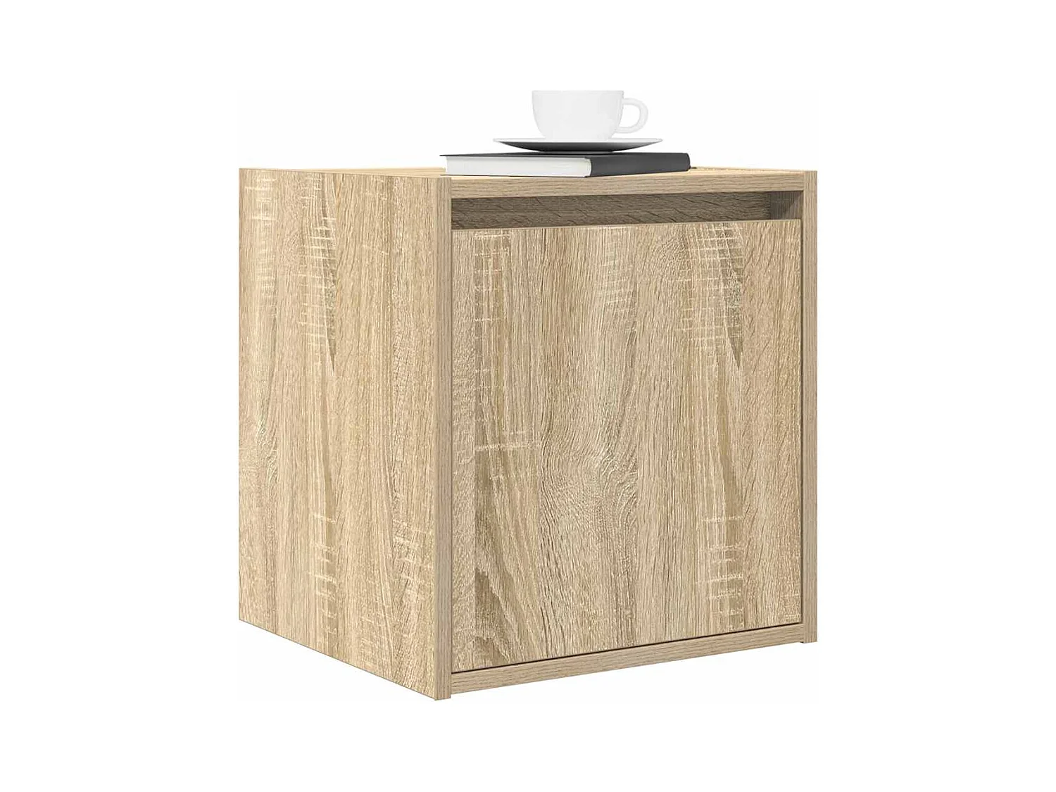 Tables de chevet murales 2 pcs chêne sonoma 38x34x40 cm