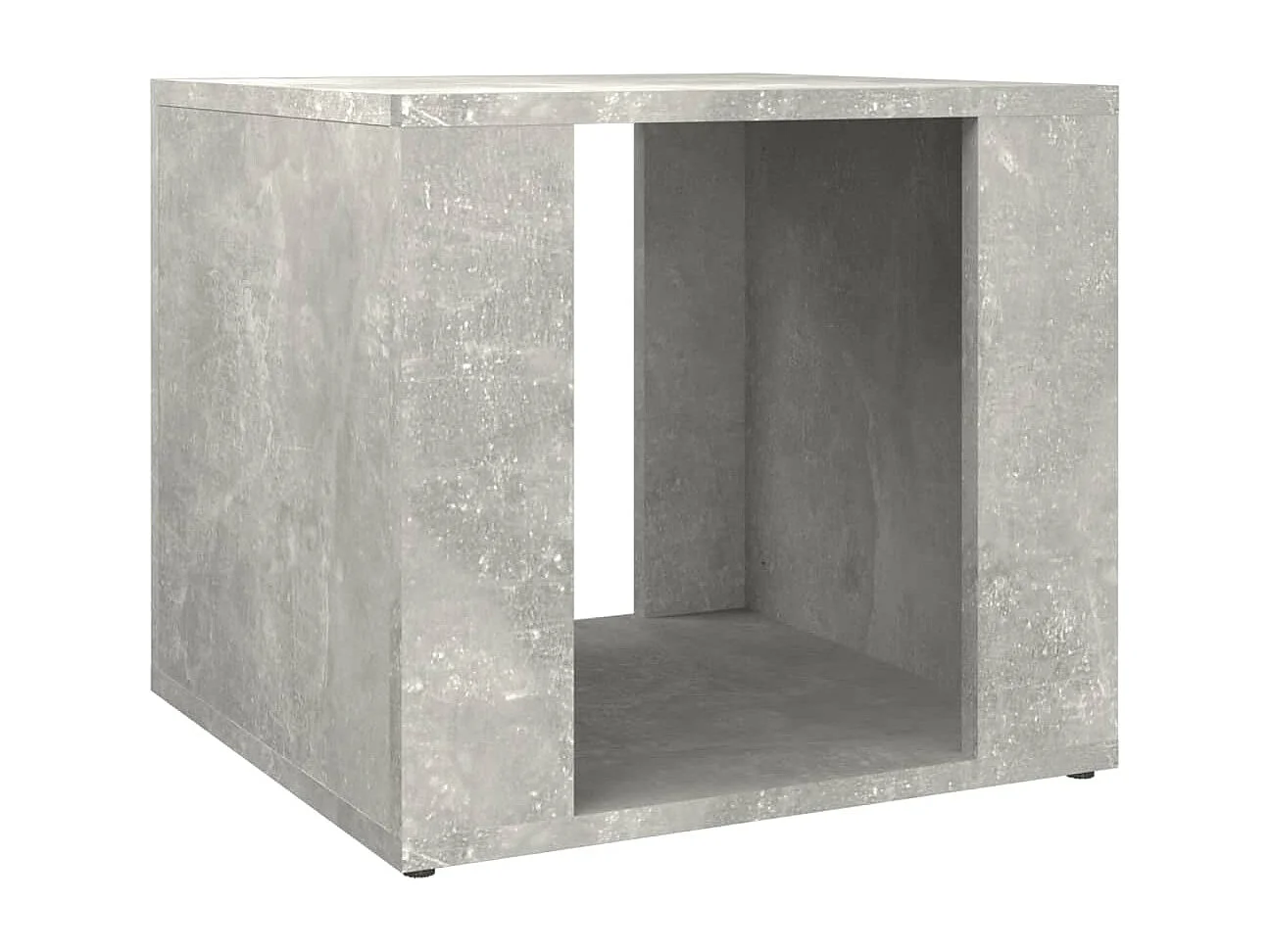 Table de chevet Gris béton 41x40x36 cm Bois d'ingénierie