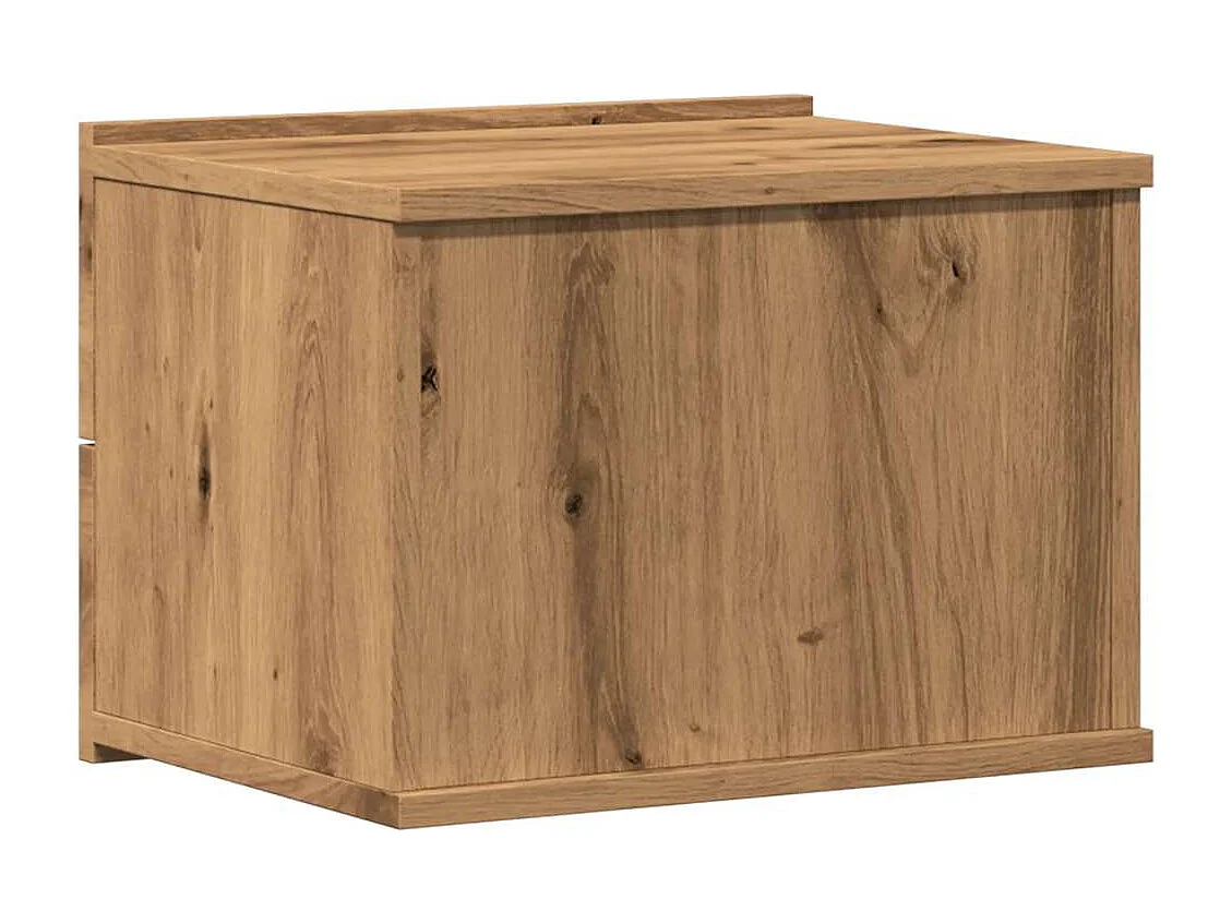Tables de chevet murales 2 pcs chêne artisanal 40x32x30 cm