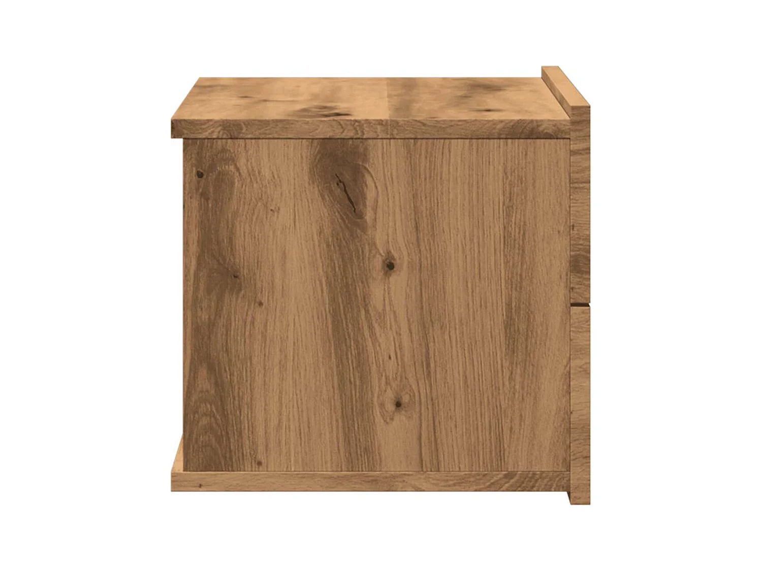 Tables de chevet murales 2 pcs chêne artisanal 40x32x30 cm