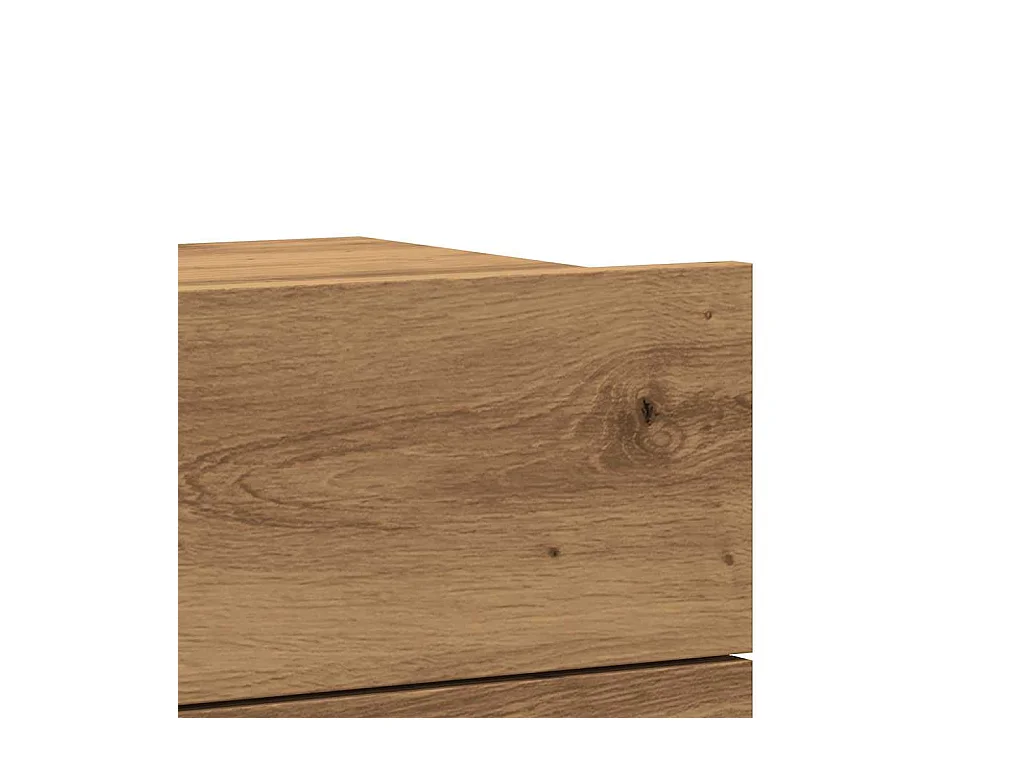 Tables de chevet murales 2 pcs chêne artisanal 40x32x30 cm