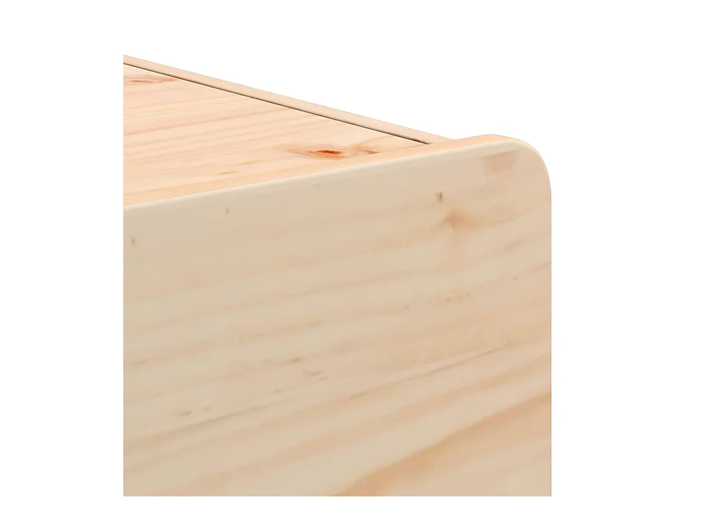 Table de chevet 2 pcs Marron 39 x 34 x 33 cm Bois de pin massif