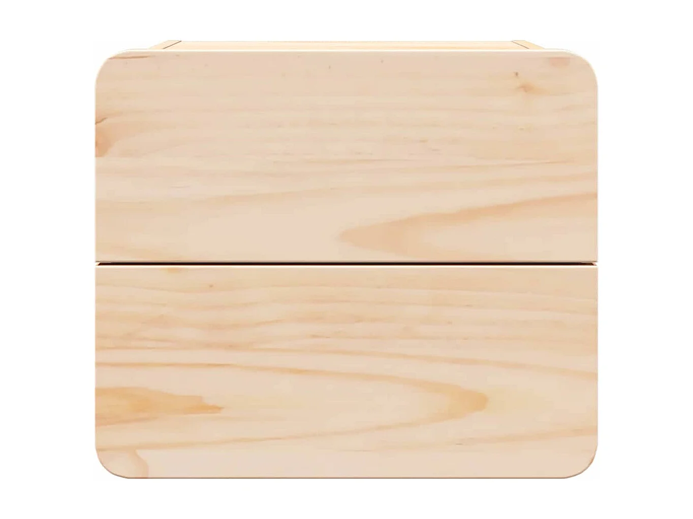 Table de chevet 2 pcs Marron 39 x 34 x 33 cm Bois de pin massif