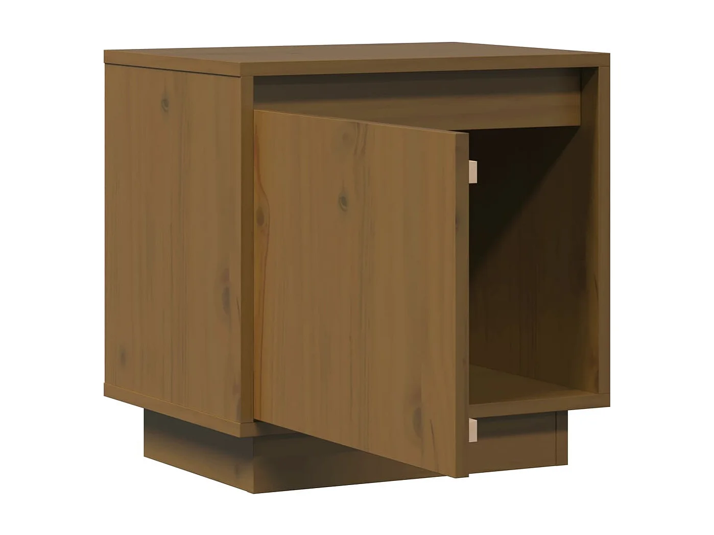 Tables de chevet 2pcs Marron miel 40x30x40cm Bois de pin solide